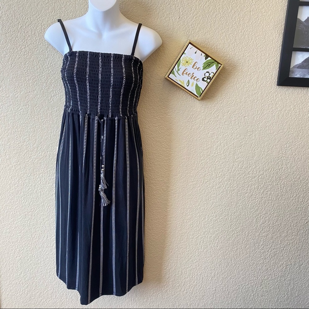Tribal jeans dress smocked‎ bust XS